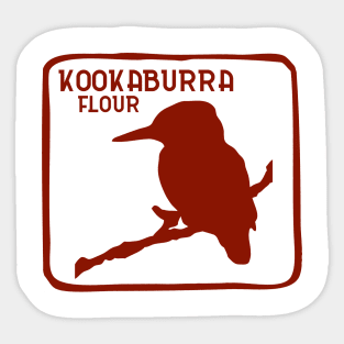 Kookaburra Dingo Flour Australia Souvenir Sticker